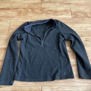Dark gray old navy fleece sweater